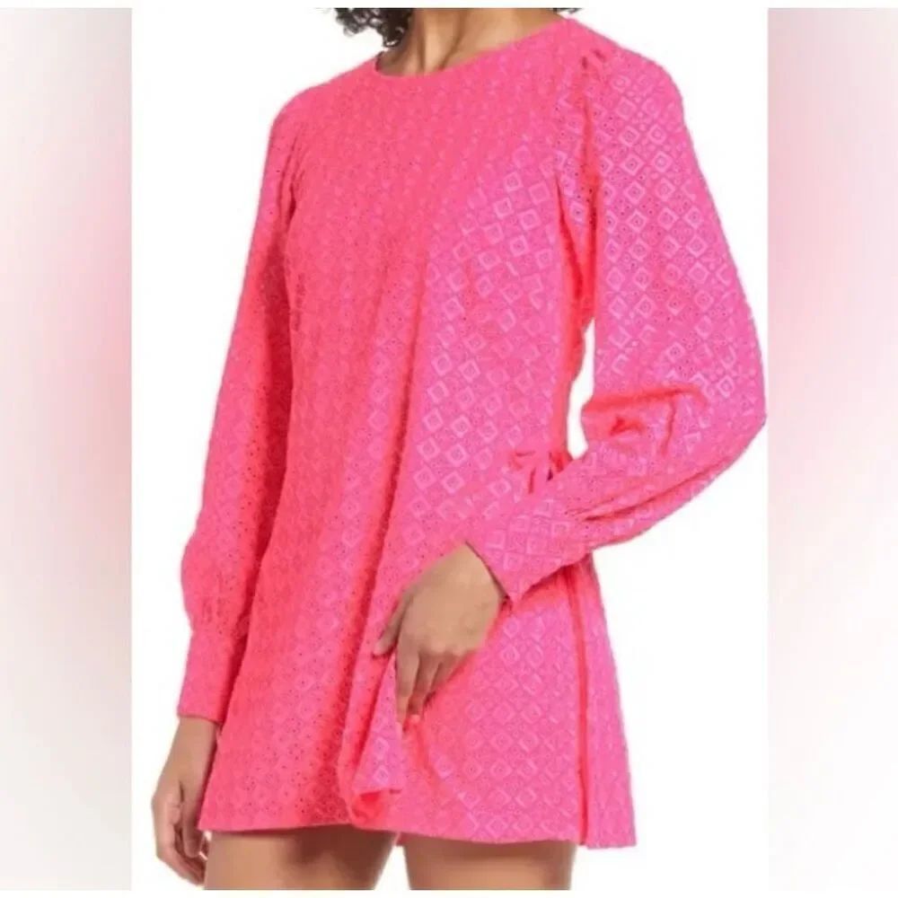 New Lilly Pulitzer Aisha Romper Dress PINK ISLE size 14